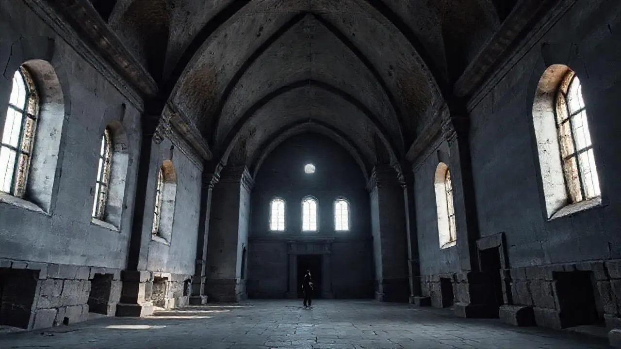 Antiguo espacio silencioso y lleno de luz