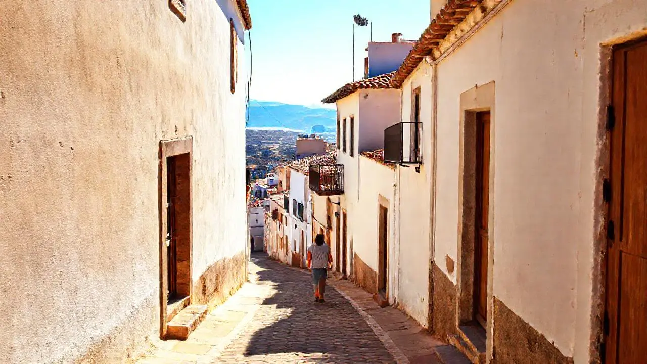 Pueblo mediterráneo, tranquilo y soleado