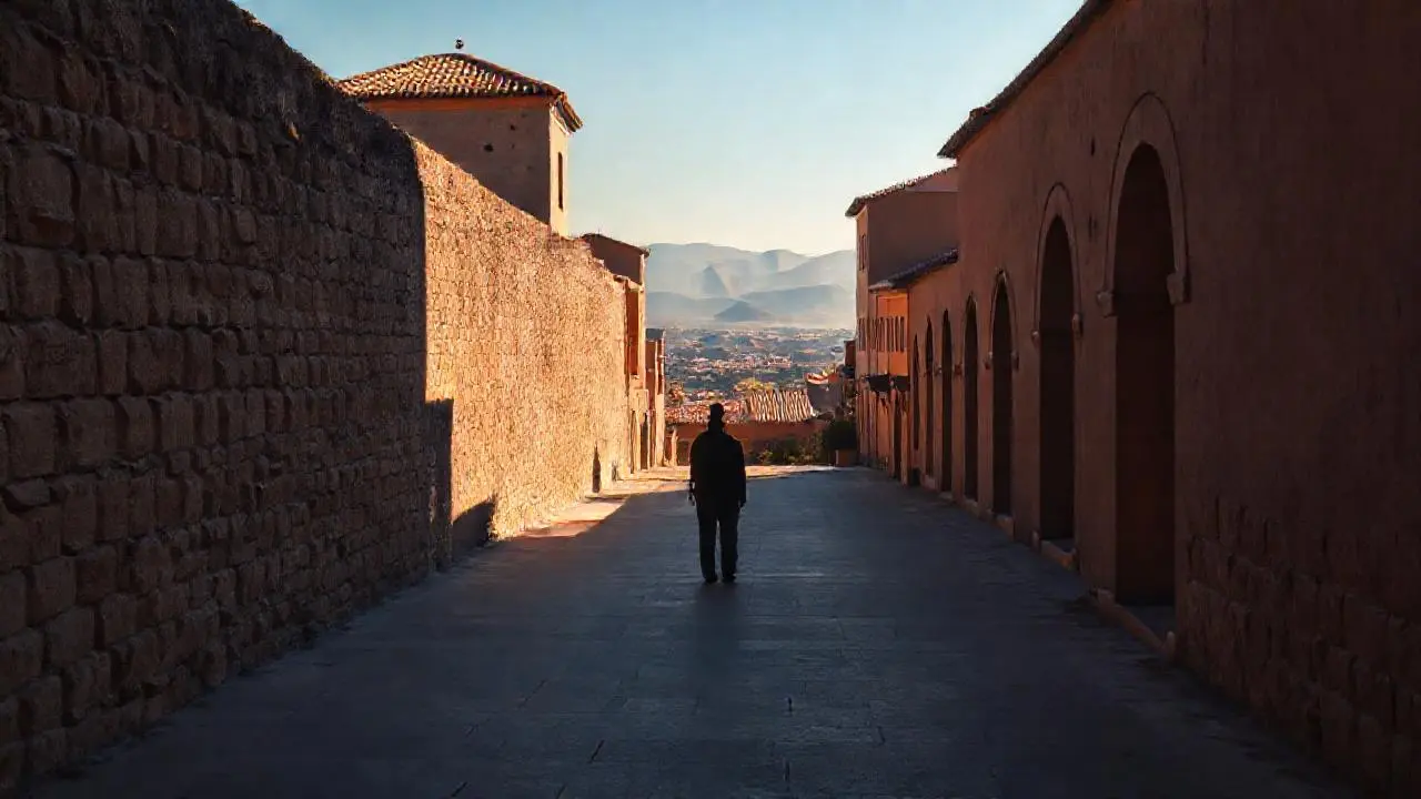 Paz y quietud en un paisaje antiguo