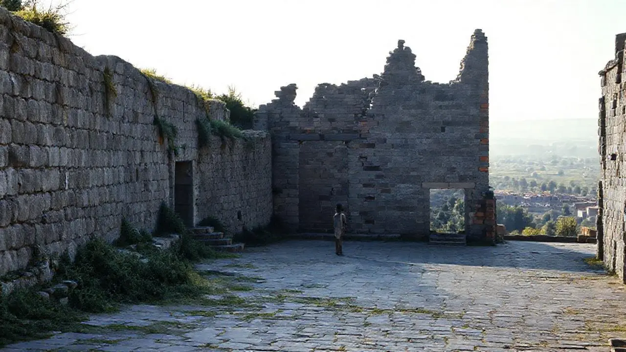 Ruinas antiguas evocan paz y quietud