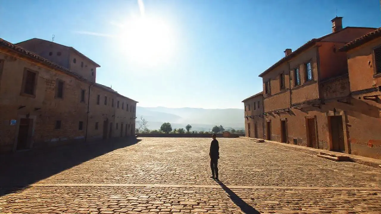 Paz serena en un paisaje cálido