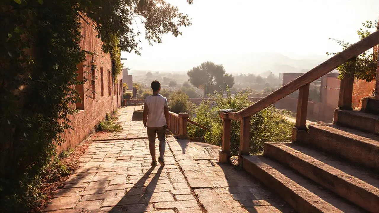 Tranquilo espacio rural, lleno de calma