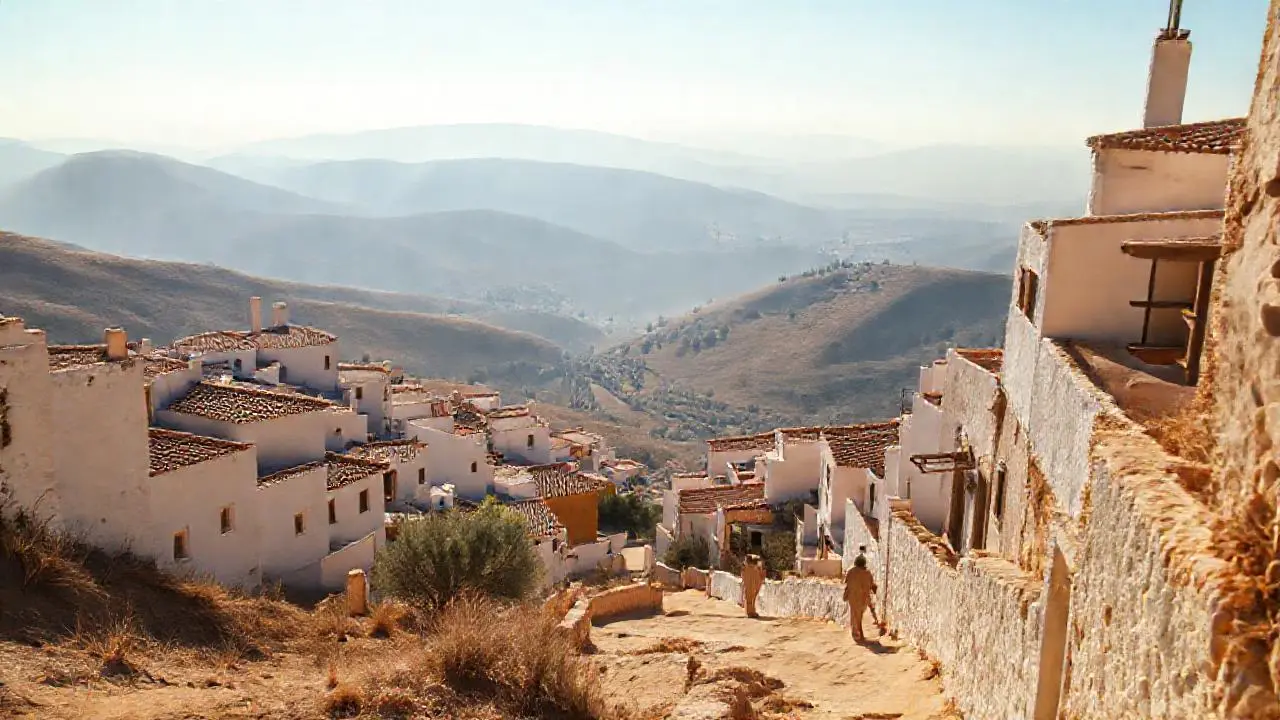 Paz y luz en un paisaje amplio