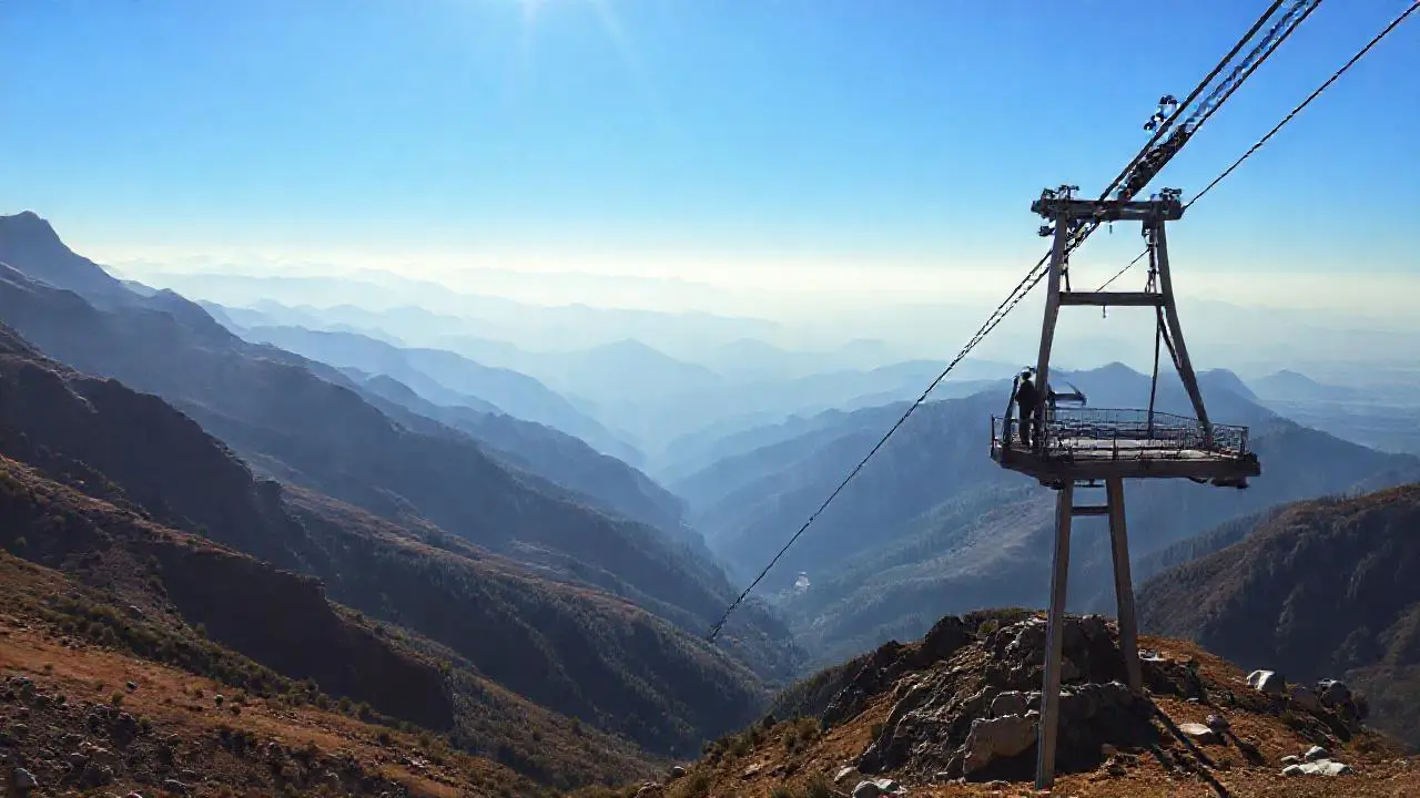 Imponente paisaje montañoso, tranquilo y vasto
