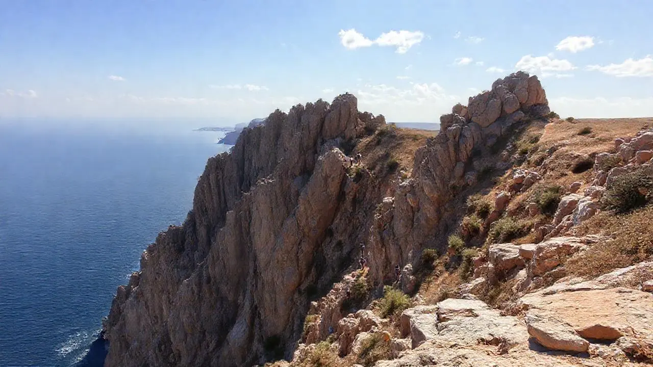 Paisaje costero español, vasto y sereno