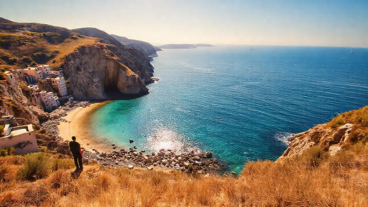 Costa serena, luz cálida y paisajes amplios