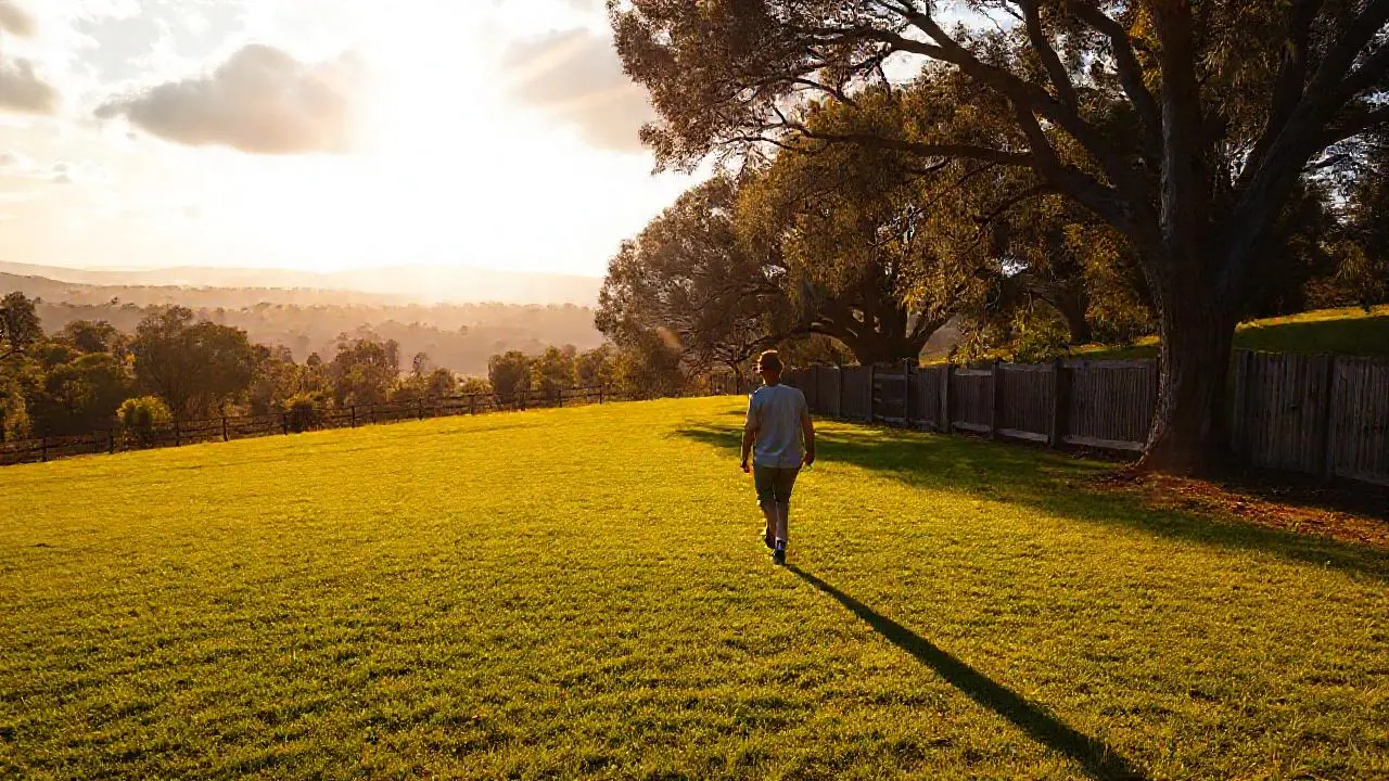 Paisaje natural sereno y ligeramente difuminado