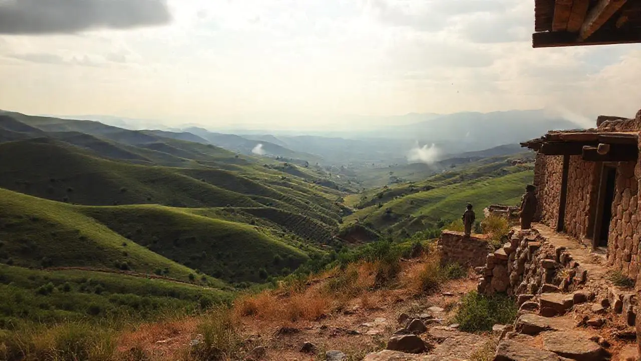 Paisaje rural, tranquilo y amplio