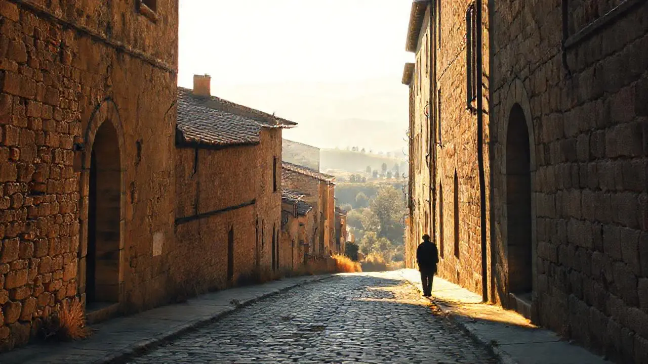 Pueblo antiguo, tranquilo y con historia