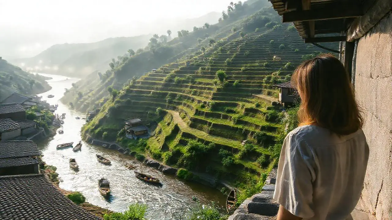 Paz natural en un paisaje sereno