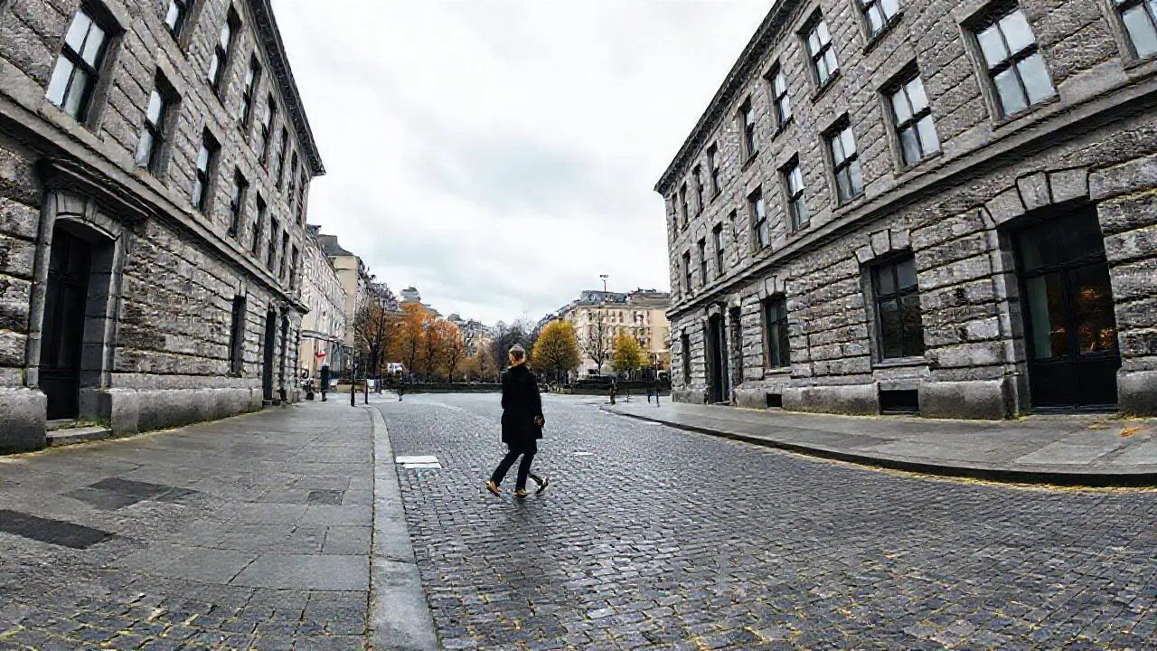 Calma urbana, perspectiva amplia y sutil