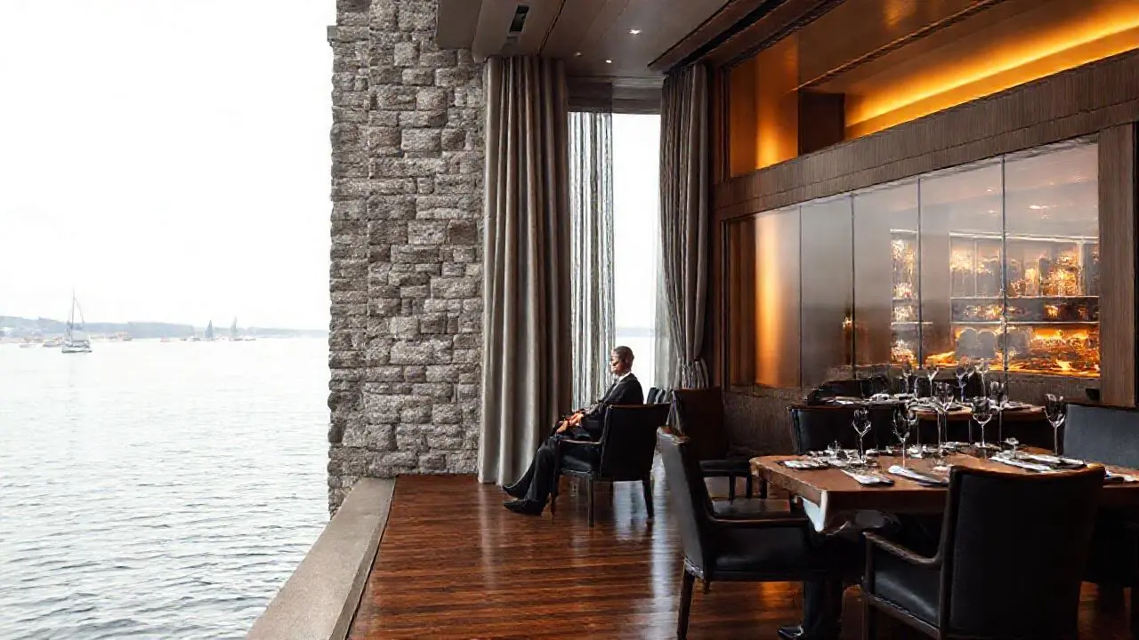 Ambiente sereno, elegante y contemplativo