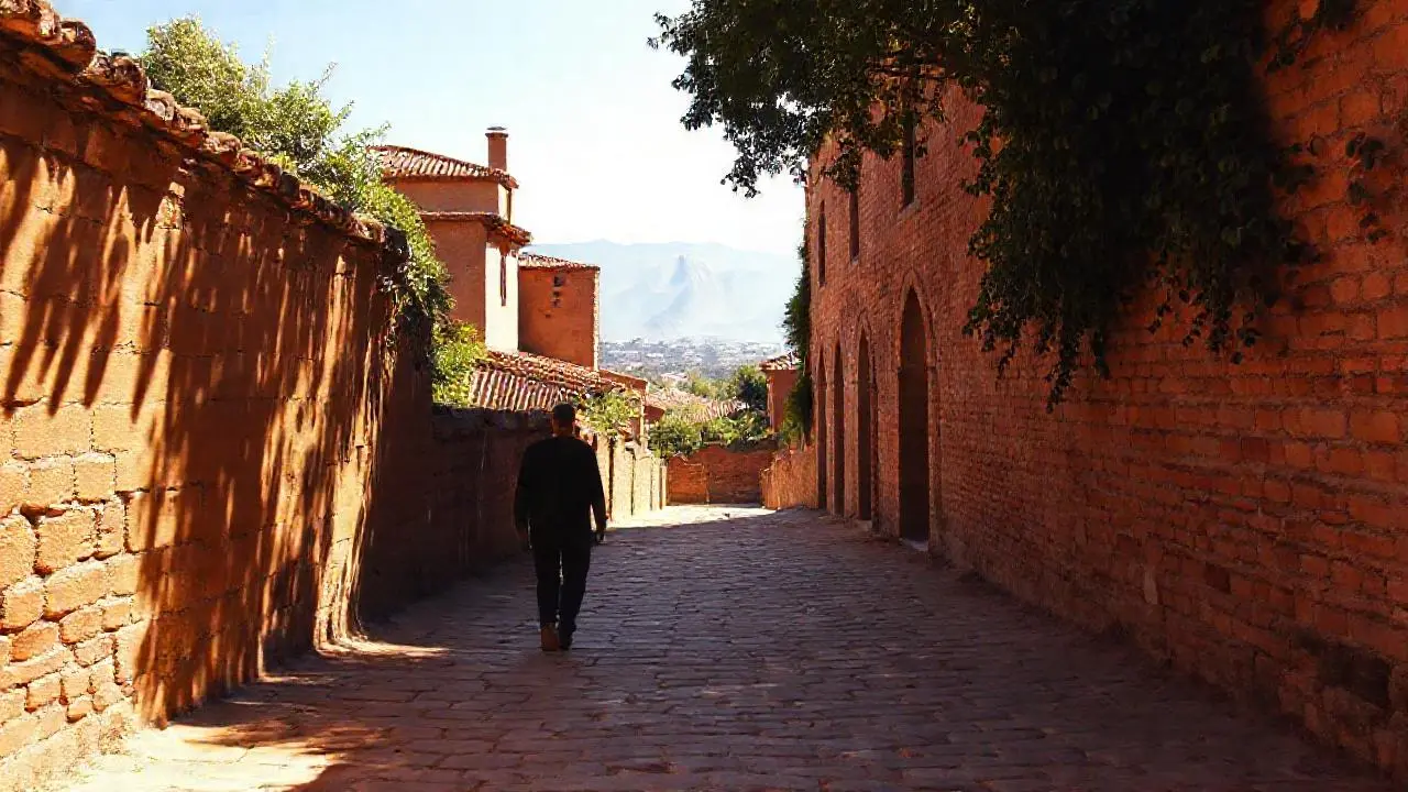 Un paisaje antiguo, sereno y espacioso