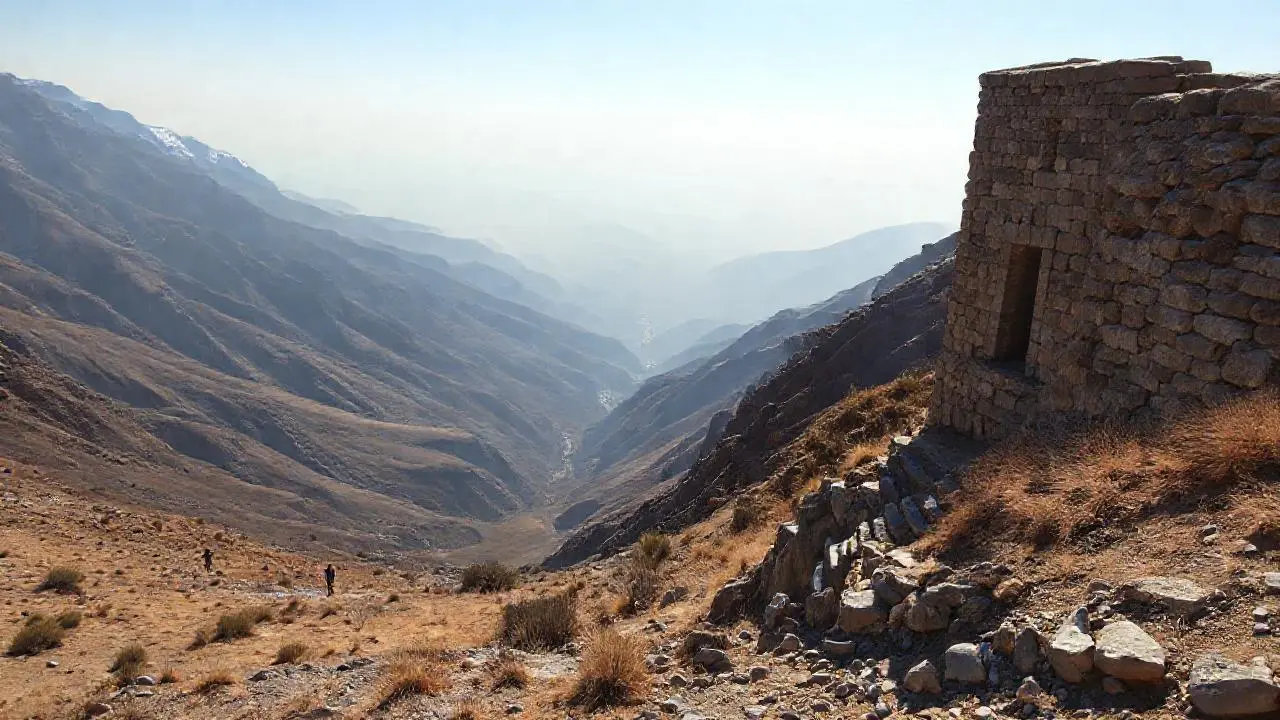 Paisaje andino vasto, silencioso y agreste