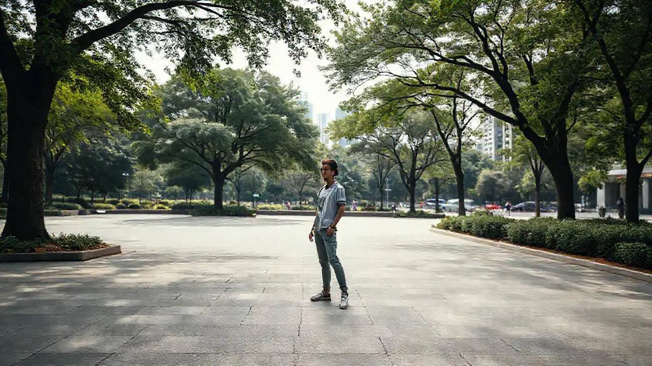 Paz urbana, luz suave y natural