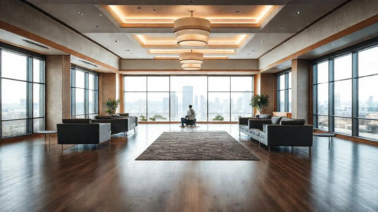 Ambiente sereno, amplio y luminosamente confortable