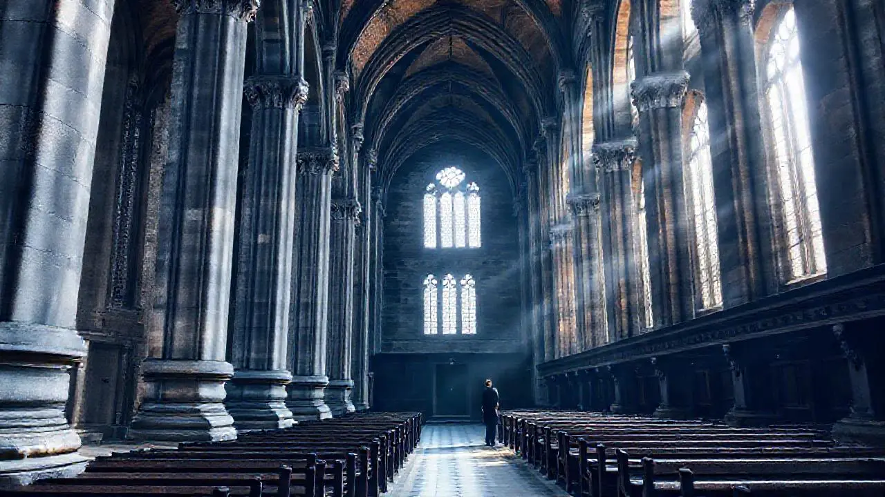 Imponente iglesia, llena de luz y quietud