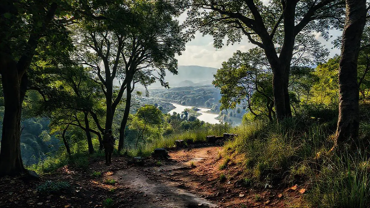 Un paisaje natural sereno y detallado