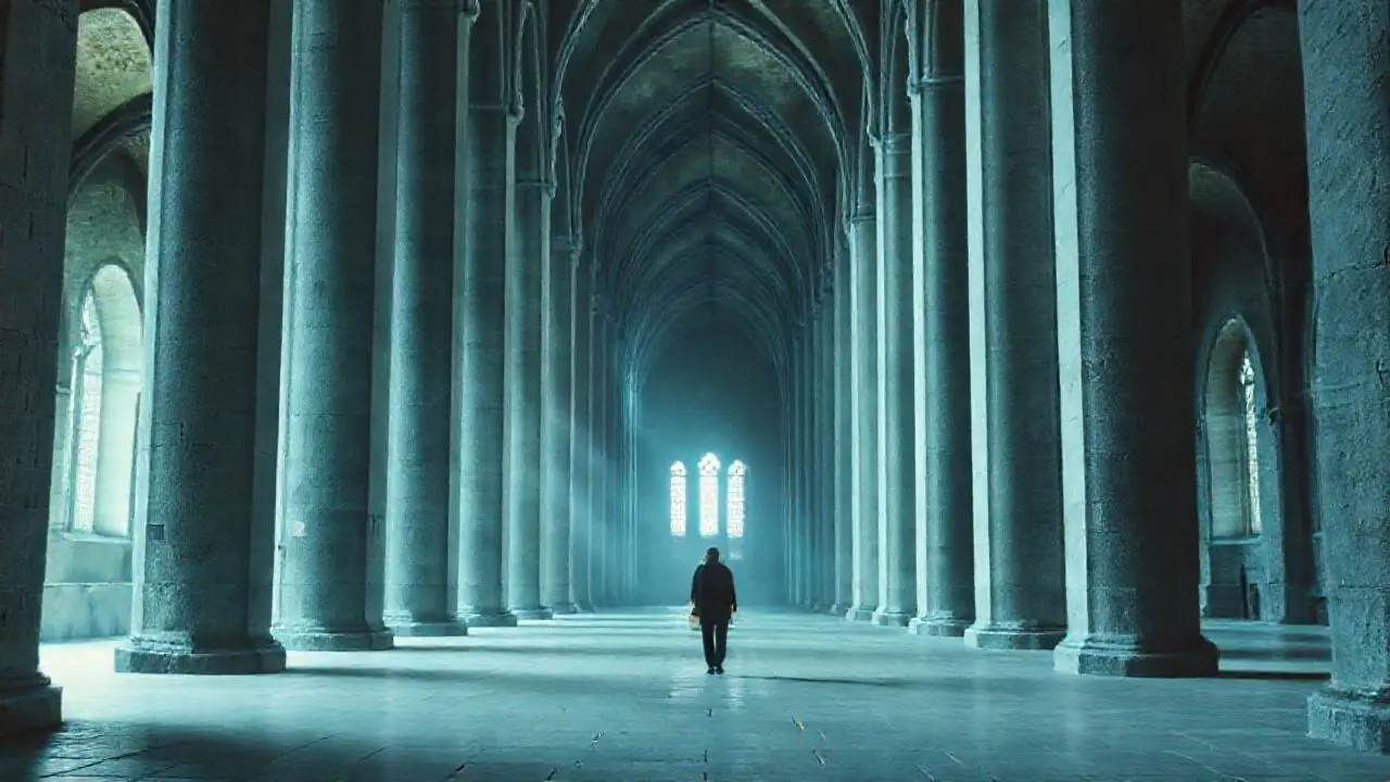 Imponente arquitectura pétrea, calma y espacio