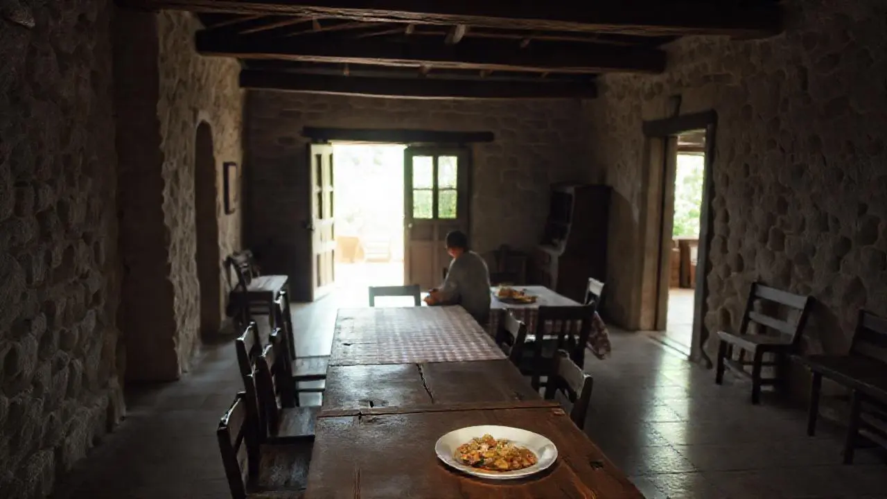 Ambiente rústico, cálido y auténticamente envejecido
