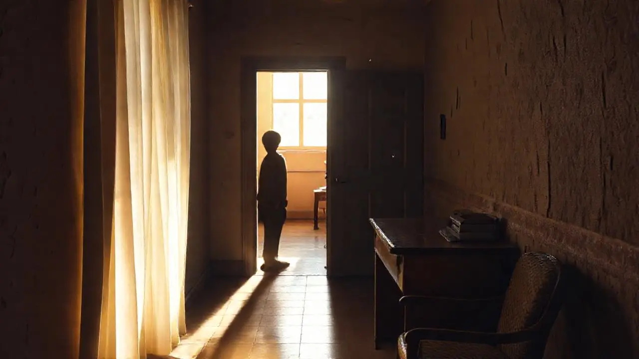 Ambiente tranquilo y acogedor, ligeramente envejecido