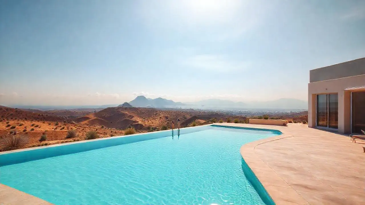 Paisaje sereno y vasto, bañado por la luz
