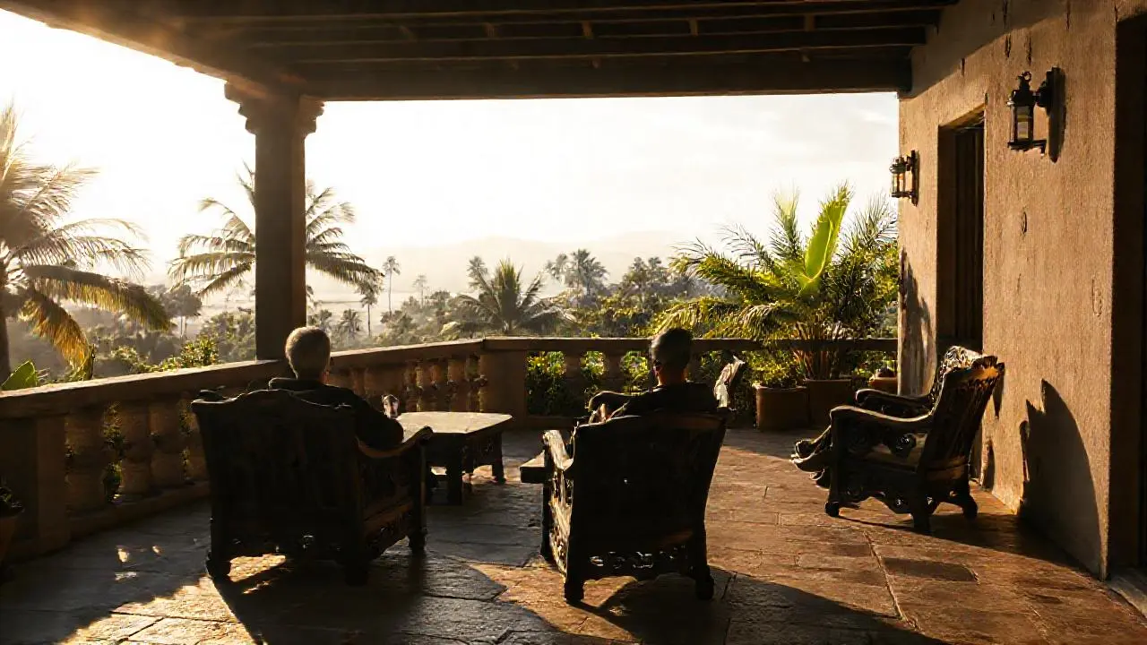 Ambiente tropical, elegante y relajado