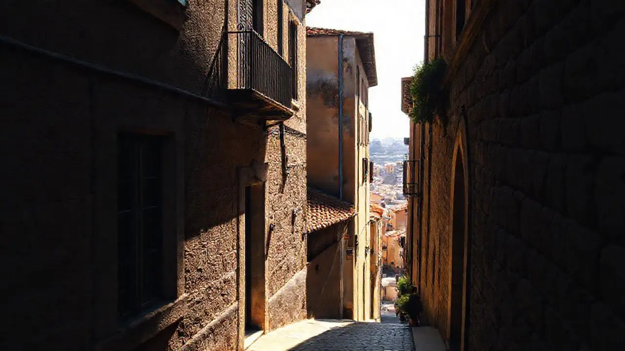 Vieja belleza urbana, tranquila y serena