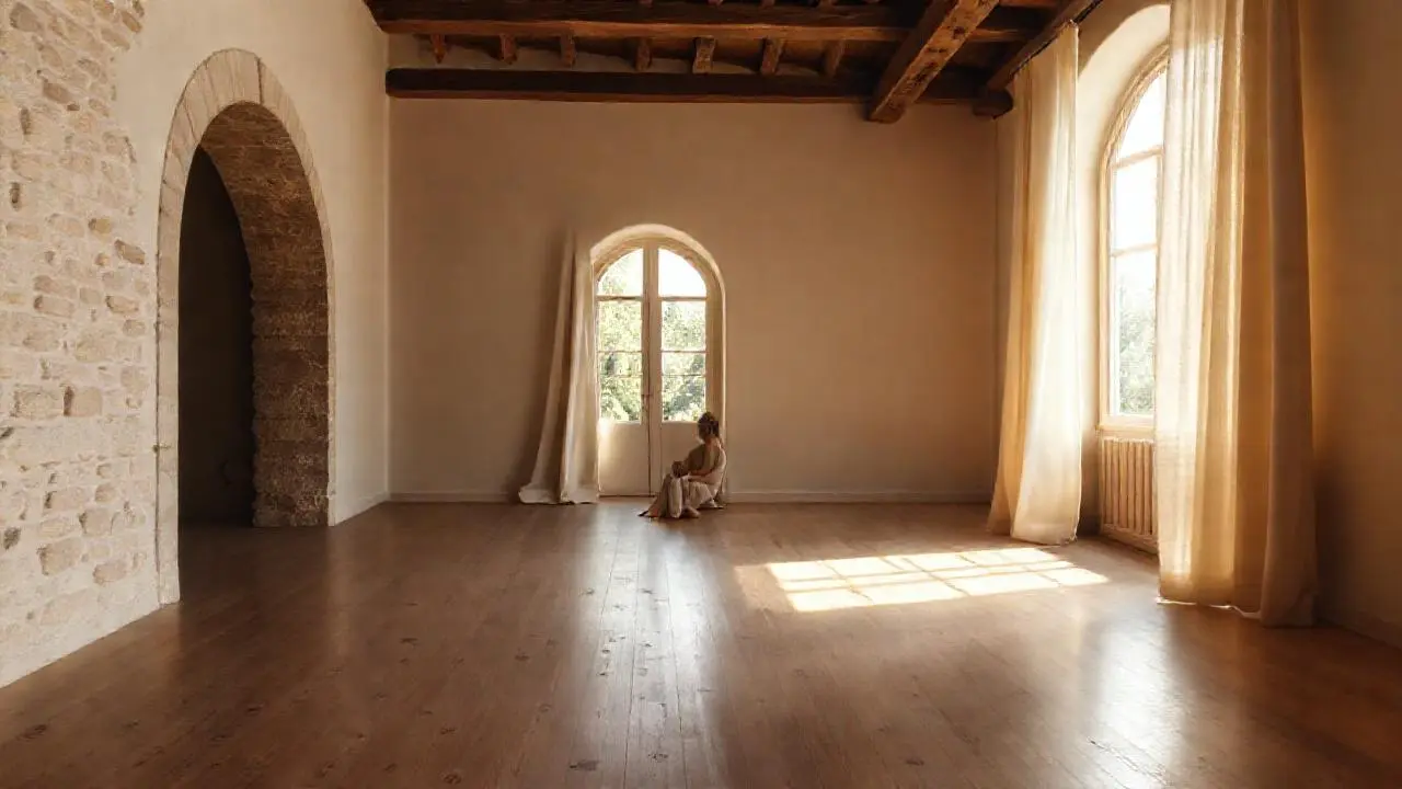 Tranquila estancia, cálida y luminosa