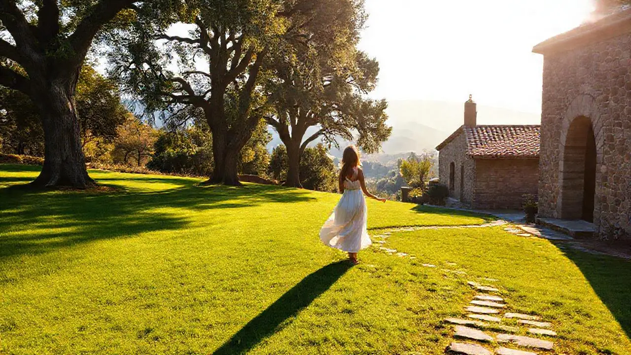 Paz y serenidad en un paisaje rural