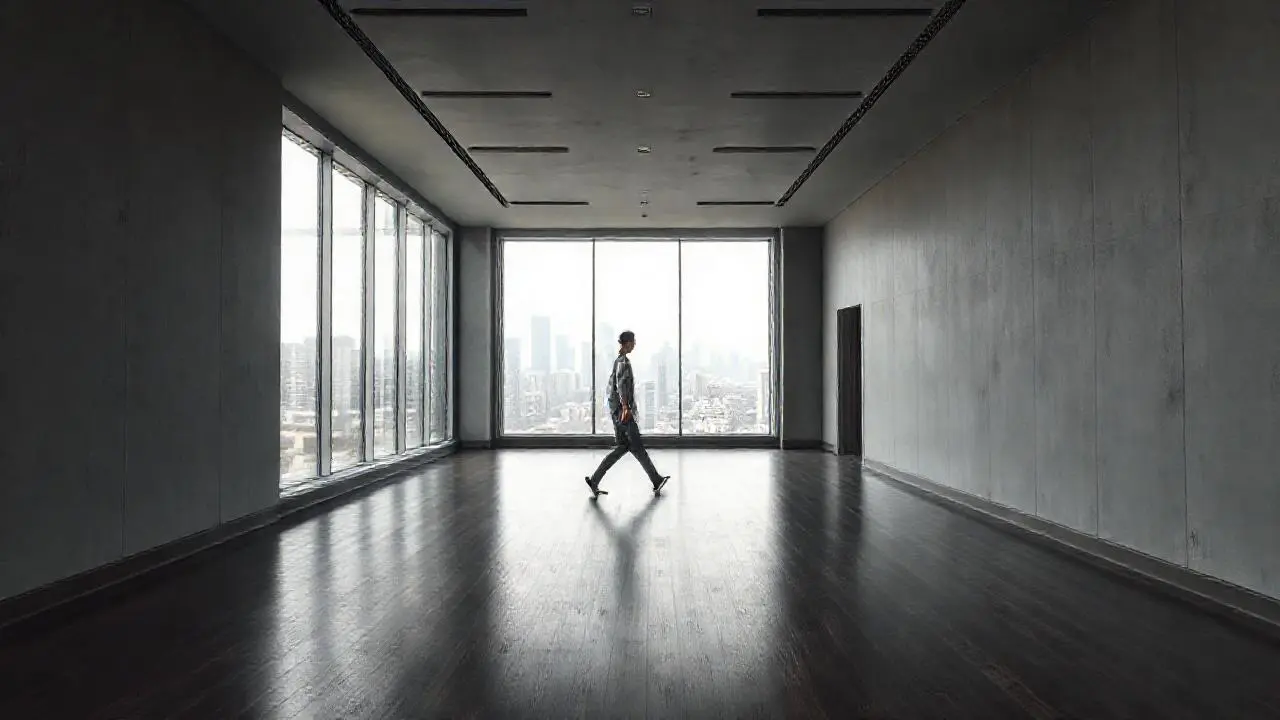 Ambiente moderno y sereno en amplio espacio