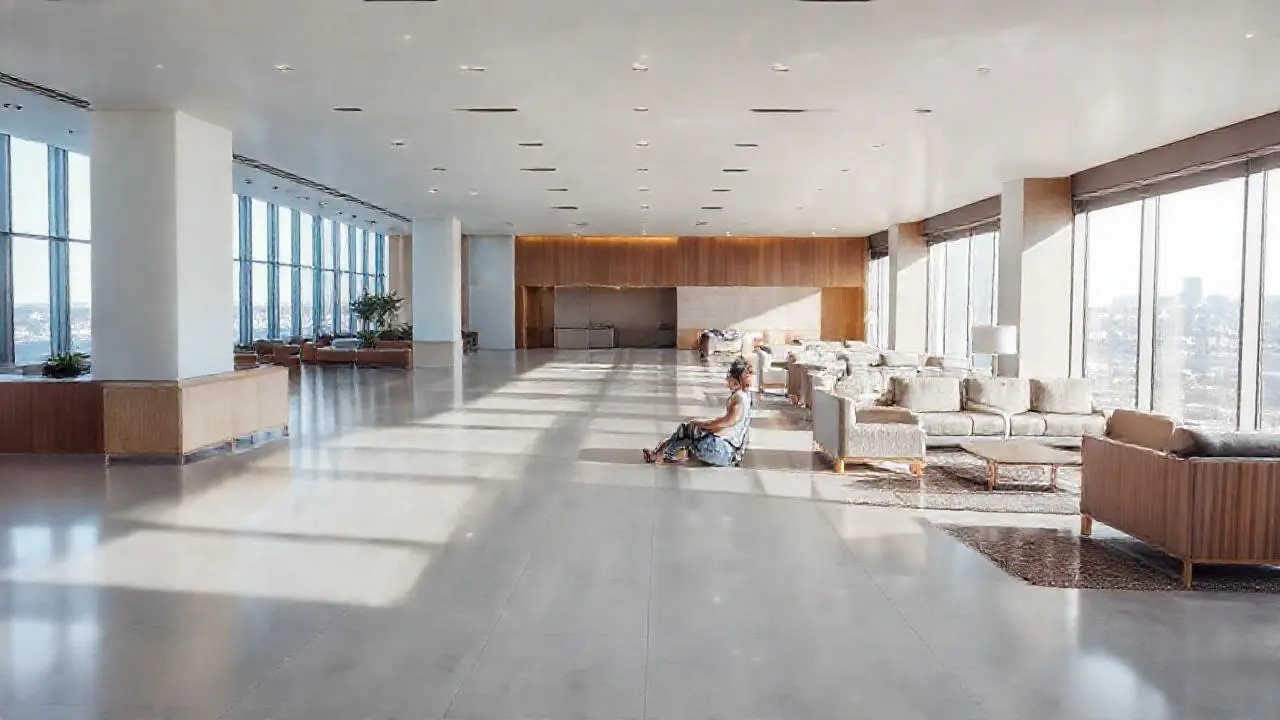 Un espacio amplio, sereno y elegante