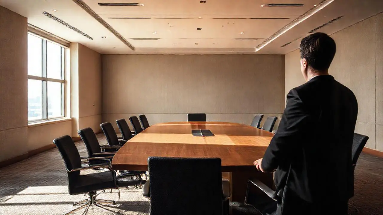 Sala de conferencias amplia, luminosa y serena