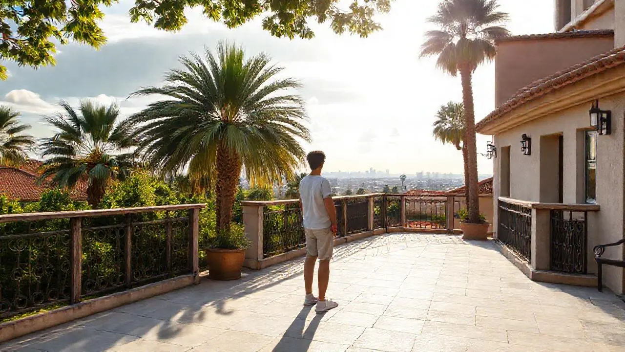 Serenidad cálida en un espacio abierto