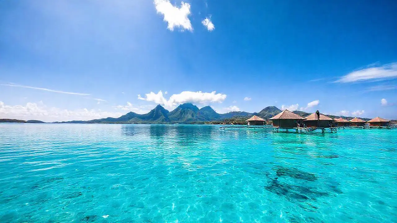 Paraíso tropical: agua, cielo, y calma