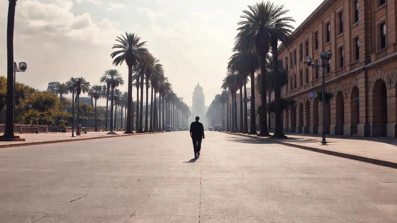 Calma urbana, luz suave y profundidad