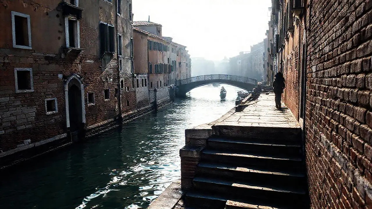 Un canal antiguo, sereno y evocador