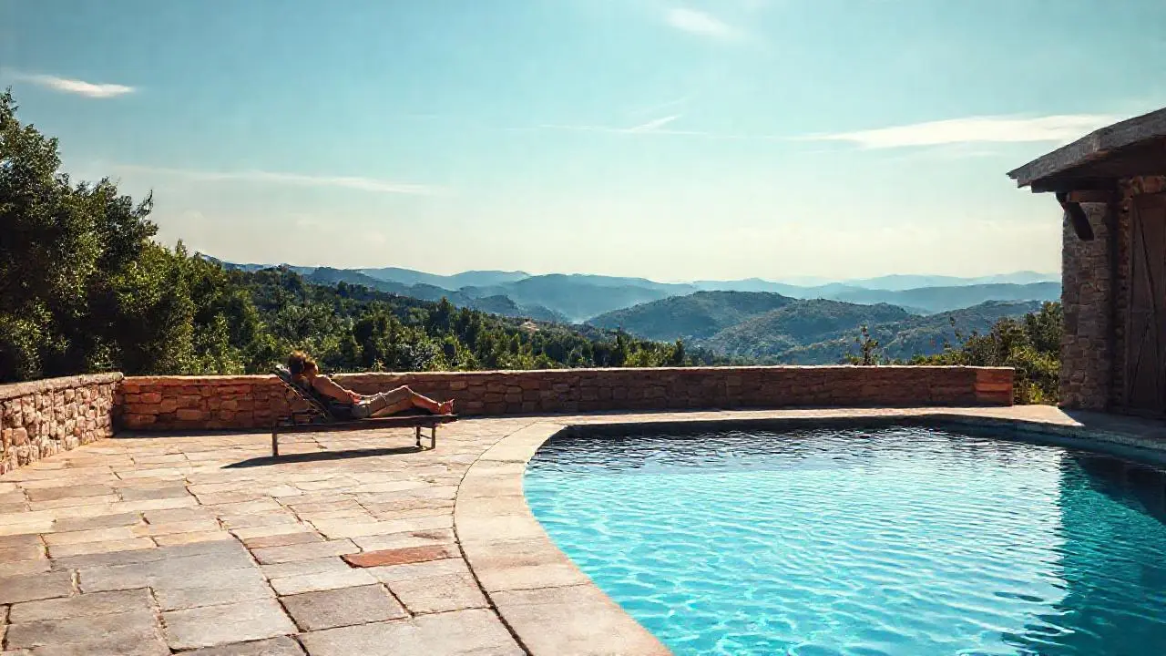 Paz y serenidad en un paisaje natural