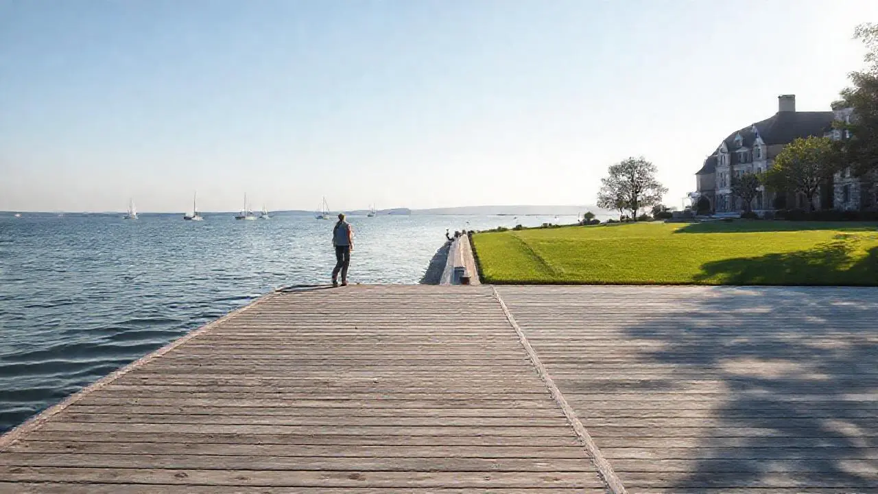 Paz serena en un amplio paisaje