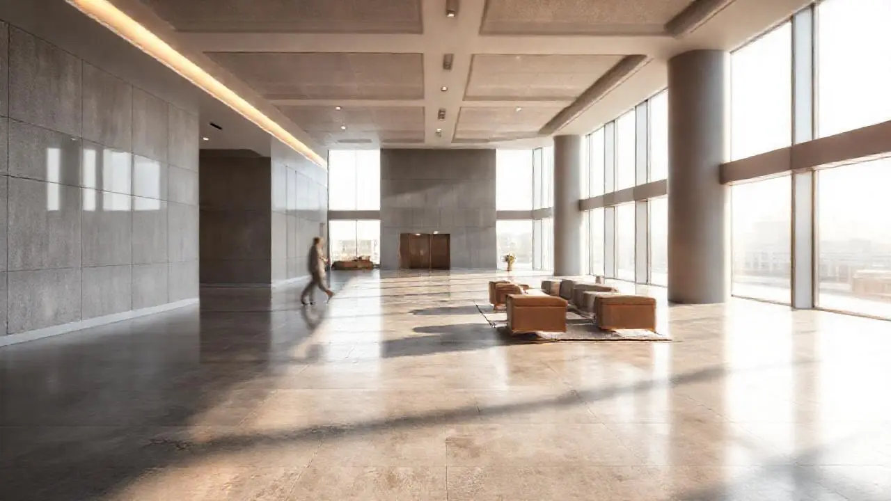 Espacio sereno, amplio y minimalista
