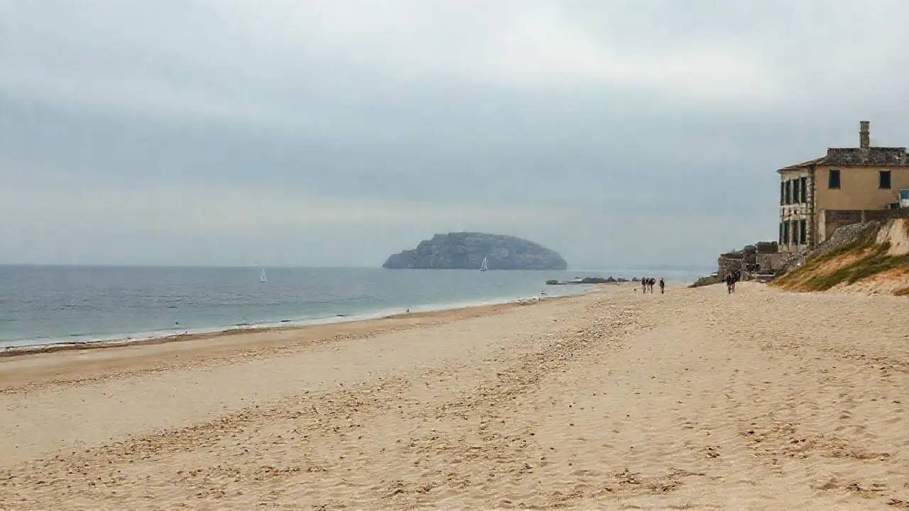 Paisaje costero sereno y amplio