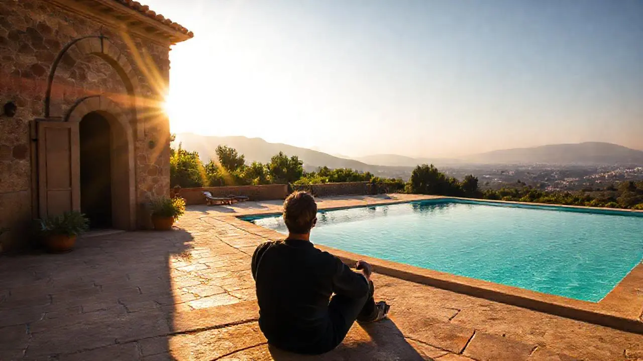 Paz y tranquilidad en un paisaje sereno