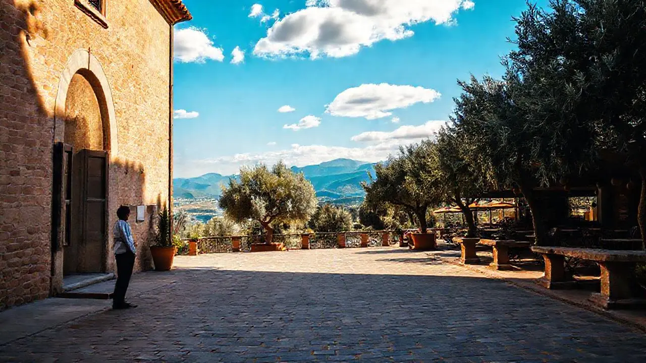 Paz, luz y calma en un paisaje antiguo