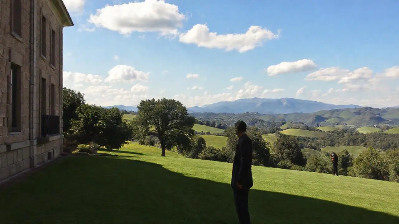 Paz natural en un paisaje extenso