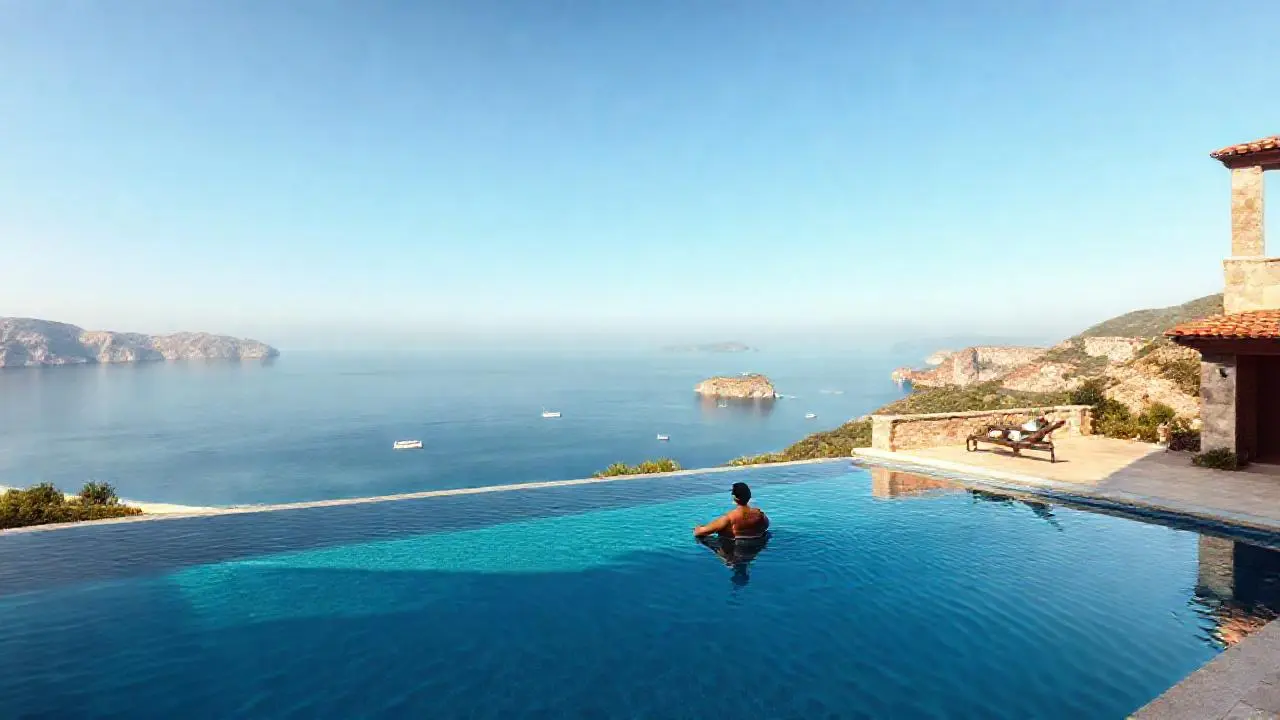 Paz y belleza en un paisaje costero