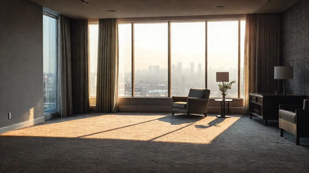 Ambiente tranquilo y luminoso, interior espacioso