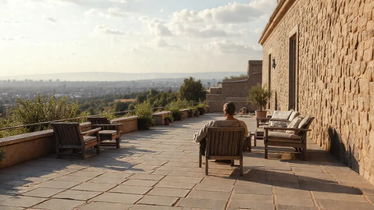 Tranquila escena al aire libre, natural y serena