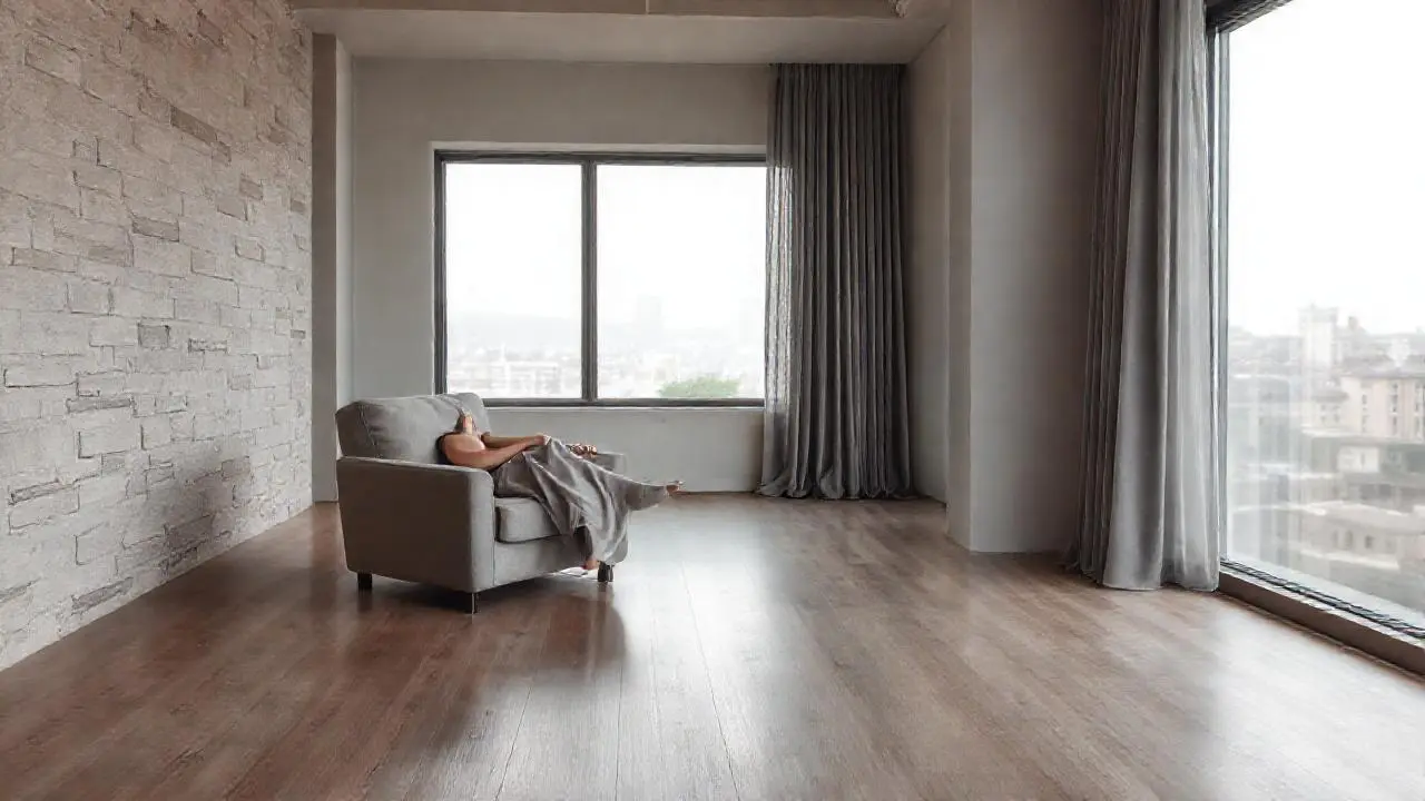 Tranquilidad serena en un espacio amplio