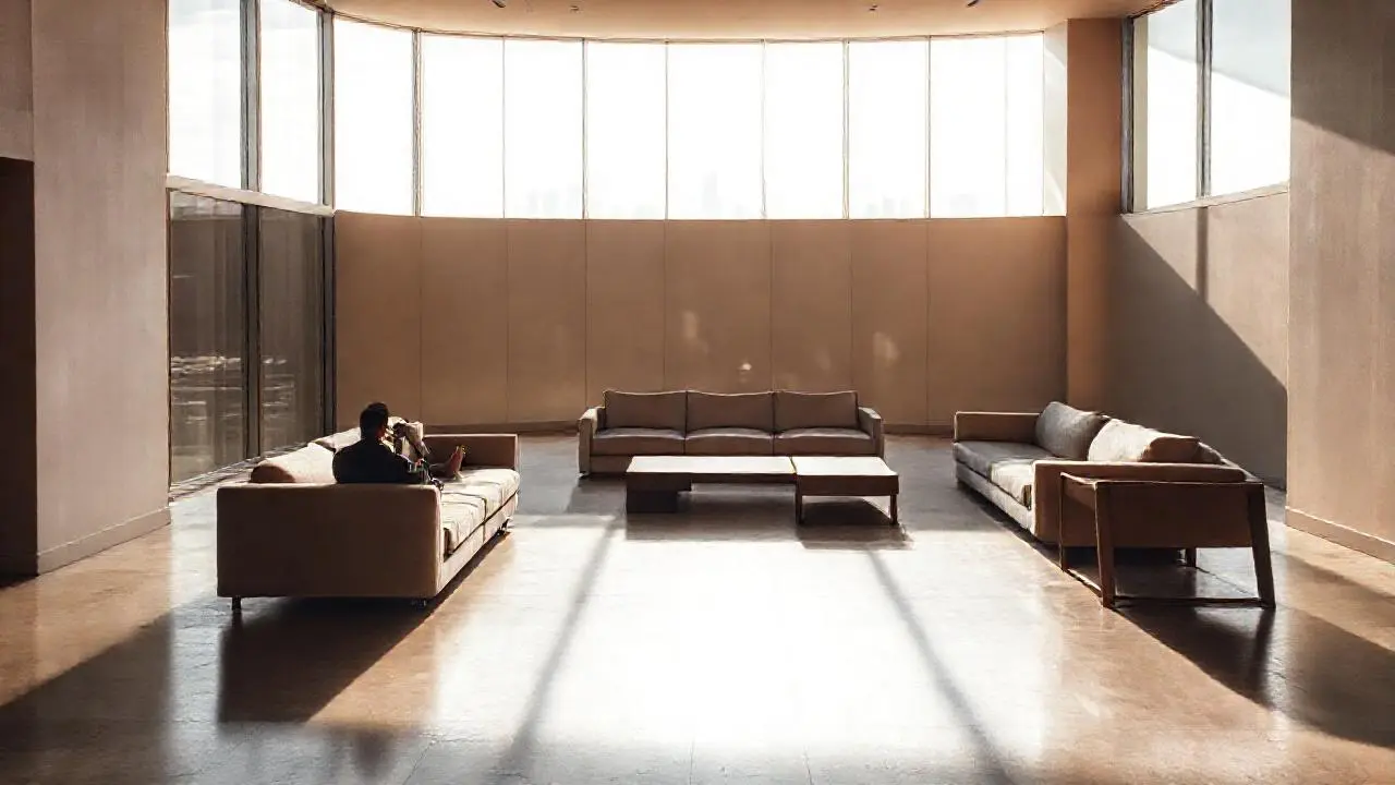 Amplio, tranquilo y luminoso espacio interior