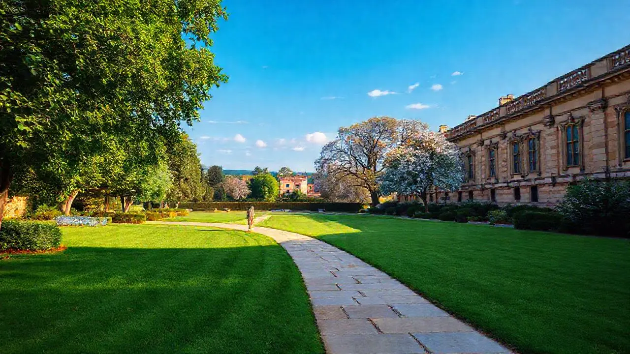 Un paisaje tranquilo, amplio y luminoso